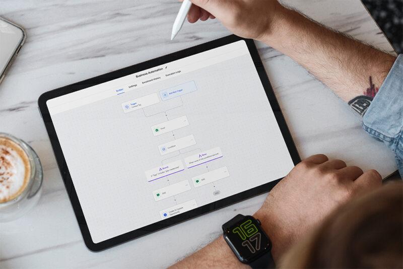 photo of an automation and workflow platform