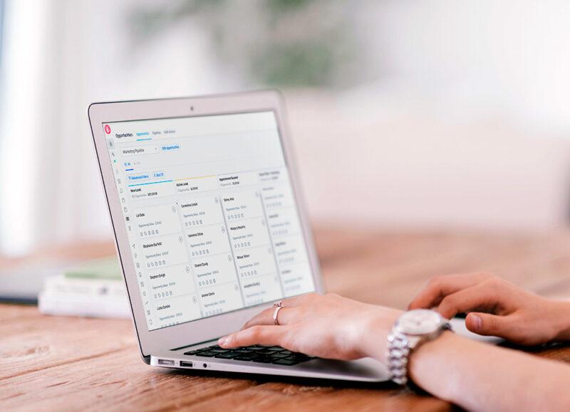 photo of a custom CRM and pipeline management platform