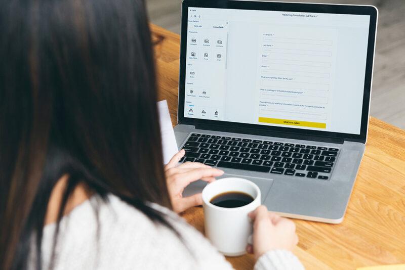 photo of our online form and survey builder