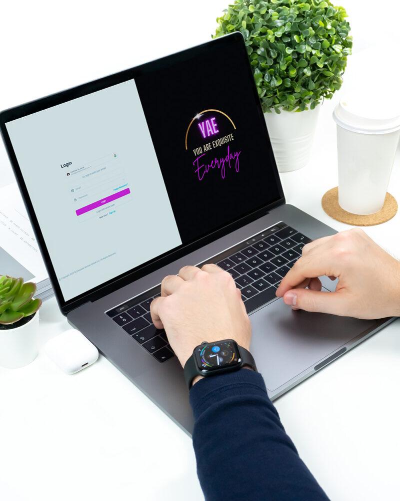 photo of a tablet using the gray labeled app feature in Hi5 Connect