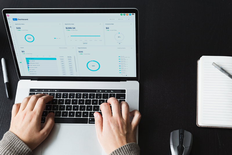 photo of dashboard and insight analytics feature in the Hi5 Connect platform